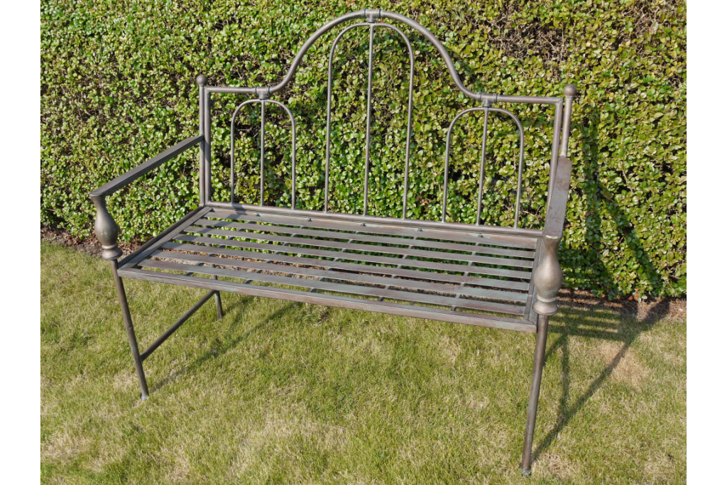 Canterbury Metal Garden Bench Obrien